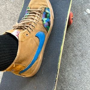 Custom Nike SB mid blazer with Warm and Cool by -Khalick